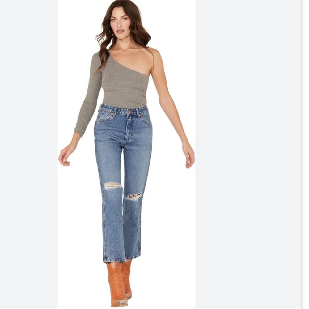 Wrangler Blue Cropped Jeans